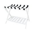 thumbnail image 1 of Xuanheng Folding Luggage Rack Suitcase Stand 68x45x55cm Multifunctional Storage Shelf White, 1 of 6