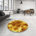 thumbnail image 4 of Ahgly Company Tapis d'Intérieur Rectangulaire Transitionnel Orange Rouge Orange Lavable à la Machine, 5 Pieds x 8 Pieds, 4 of 7