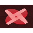 thumbnail image 1 of Ahgly Company Tapis Rectangulaire Lavable en Machine Intérieur Transitionnel Rouge Bordeaux, 7 Pieds x 10 Pieds, 1 of 7