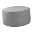 thumbnail image 4 of Round Pouf Covers Round Cover er Dustproof - Gray, 4 of 10
