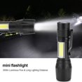 thumbnail image 4 of Lampes de Poche Tactiques, Lampe de Poche Rechargeable USB Portable à LED, pour Randonnée Cyclisme Urgence Camping, 4 of 8