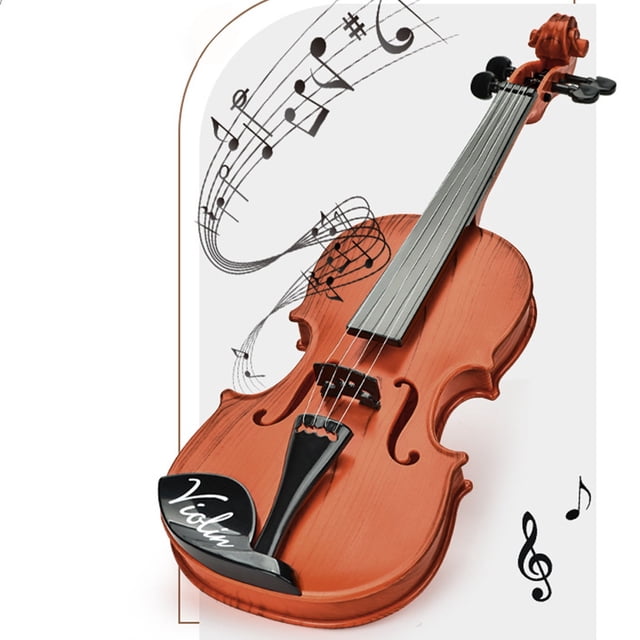 A Kids Simulation Violin Toy Playable Musical Instrument Beginner Violin With Bow Educational Music Toy 5.91 X 2.76 Inches 1.38 Lb