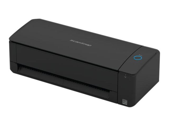 Ricoh ScanSnap iX1300 Document couleur double face sans fil ou USB compact, scanner photo et reçu avec alimentateur automatique de documents et alimentateur manuel pour Mac ou PC, noir
