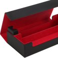 thumbnail image 3 of KLKCMS Card Deck Box - Deck Convertible 550CT - and Sturdy TCG, OCG Card Storage for and : Cards , Black Red, 3 of 8
