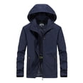 thumbnail image 2 of Pisexur Men's Tactical Jacket Stretch Waterproof-Breathlable Rain Jacket Water-Resistant Jacket Soft Shell Winter Coats Military Jacket, 2 of 3