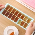 thumbnail image 3 of Ice Cube Tray Stackable Flexible Silicone Anti-overflow Large Capacity Ice Cube Tray for Home-Random color, 3 of 7