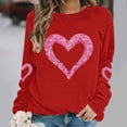 thumbnail image 1 of Taylonsss Chandail à Capuchon Ample Imprimé à Col Rond pour Femmes, Manches Longues, Chandail Décontracté et Tendance pour Usage Quotidien, Saisons d'Hiver et de Printemps, 1 of 5