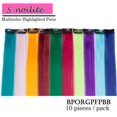 thumbnail image 2 of Extensions de Cheveux Synthétiques à Clipser Colorés/bouclés en Plusieurs Couleurs, 2 of 6