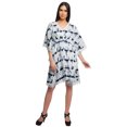 thumbnail image 3 of Moomaya Robe Courte de Caftan de Plage, Robe de Couverture Imprimée, Kaftan pour Femmes, Tenue de Plage, Couverture, 3 of 4