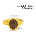 thumbnail image 3 of Adjustable Open Toe Rings for Anklet Bracelet Style Jewelry Beach Rings for Women Fashion Accessory Wearable Open-Toe Rings for Beach Day, 3 cm, Gold1, 3 of 9