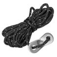 thumbnail image 2 of Yeacher 3mm 13ft Tent Cord Tensioner Set Reflective Rope with Adjuster Camping Canopy Tent Guyline, 2 of 7