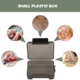 thumbnail image 4 of Black Plastic Jewelry Storage Box for Home 4.5 x 3.2 x 2.8 Inches, 4 of 8