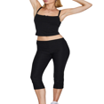 thumbnail image 3 of Pantalons de Manchette Extensibles à Taille Moyenne pour Femmes, 3 of 9