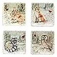 thumbnail image 3 of Certified International Assiettes d'Hiver 6 Pouces Canape/Luncheon, Multicolore, Petit, Ensemble de 4, 3 of 4
