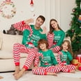 thumbnail image 3 of Pyjamas de Noël à Manches Longues Lavables à Séchage Rapide Imprimé de Bande Dessinée Famille Loungewear, 3 of 8