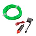 thumbnail image 2 of Yhmxh Car Accessories Motorcycle Accessories Car Cold Atmosphere Lamp Interior Guide Led Atmosphere Lamp EL Luminous Line 2 Meters + Lighter Universal Car Decorative Lamp Interior Ambient Light, 2 of 2