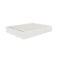 thumbnail image 1 of Nexera Milano Queen Platform Bed Frame, White Oak, 1 of 3