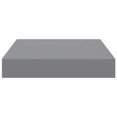 thumbnail image 4 of vidaXL Floating Wall Shelf Grey 23x23.5x3.8 cm MDF, 4 of 4