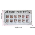 thumbnail image 2 of Baby's My First Year Frame Baby Picture Frame Newborn Photo Frame Set Polished 12 Small Picture Frames with Stand for Home Decoration, 2 of 3