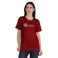 thumbnail image 1 of Inkmeso Vaccinated Pro Vaccine Crew Neck Tee Shirt Cotton T-shirt For Womens, 1 of 9