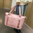 thumbnail image 4 of Meitianfacai Travel Duffel Bags for Women/Men Black Sport Duffel Bag Large Gym Tote Bag Weekend Shoulder Bag Overnight Bag Hospital Bag Carry On Luggage for Sport Gym Travel(Pink), 4 of 8