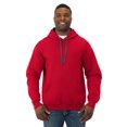 thumbnail image 1 of Fruit Of The Loom Mens Sofspun Hooded Sweatshirt, XL, Fiery Red, 1 of 3