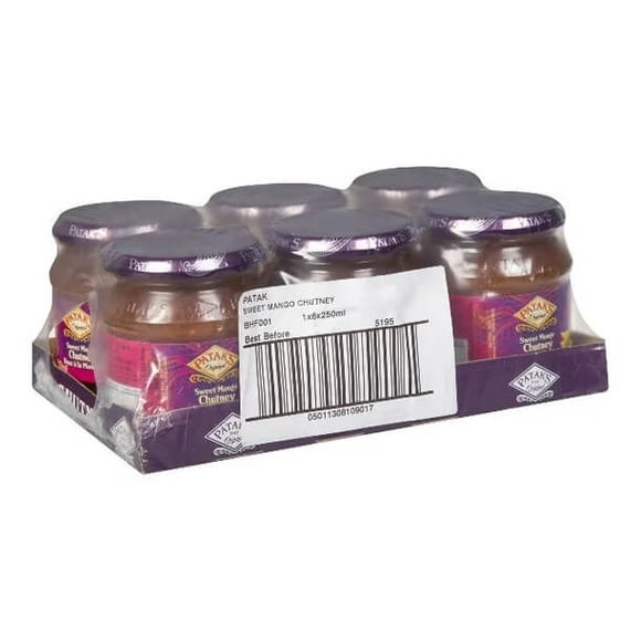 Patak's Sweet Mango Chutney | 250ML/Unit, 6 Units/Case