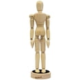 thumbnail image 3 of MONT MARTE Magnetic Manikin - 20 cm (7.9 in), Natural Timber, Adjustable, 3 of 3