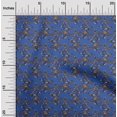 thumbnail image 1 of oneOone Silk Tabby Fabric Leaves & Floral Block Print Sewing Fabric BTY 42 Inch Wide, 1 of 4