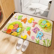 Bathroom Absorbent Mat Shower Rugs, Bathroom Mats Easter Decor Bath Mat Rug, Bathroom Bath Mat Shower Non Slip Mat