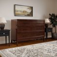 thumbnail image 4 of Santa Fe Coffre-Lit Escamotable en Bois Pleine Grandeur avec Matelas et Chargeur Intégré, Noyer, 4 of 19