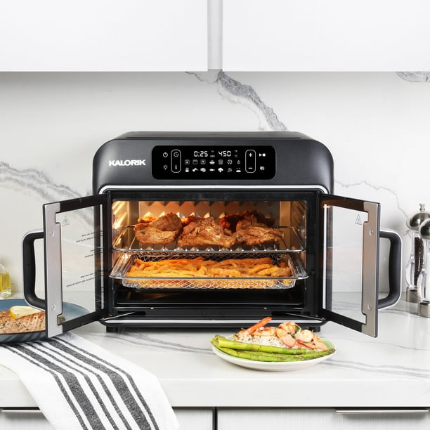 Kalorik Designer Series 26 QT Air Fryer and Convection Oven, Black