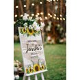 thumbnail image 4 of Darling Souvenir MADE WITH LOVE PersonalizedWelcomeSignFor Bridal Shower,Sunflower Border,Bridal Shower Collection Great For Your Celebrations- 18x 12, 4 of 5