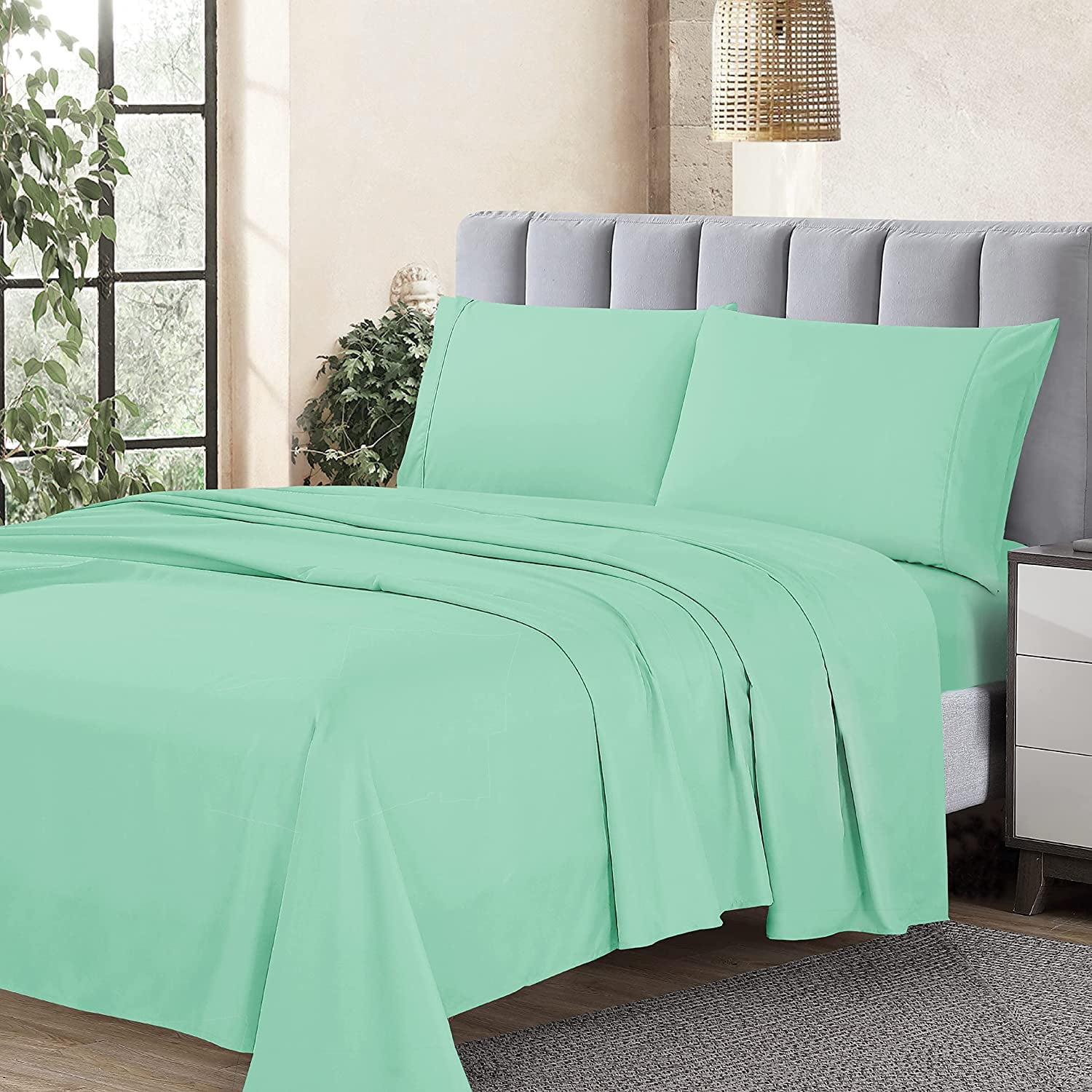 Swift Home Luxury 3-Piece Sheet Set, Twin