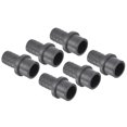 thumbnail image 1 of Unique Bargains UPVC Reducer Pipe Fitting 25mm OD 20mm Barbed, 6 Pack Straight Coupling Adapter Connector, Grey, 1 of 5
