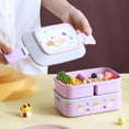 thumbnail image 1 of Dvkptbk Lunch Box Double-Layer Compartmented Lunch Box Student Insulated Lunch Box Microwave Portable Portable Compartmented Lunch Box Camping Essentials, 1 of 4