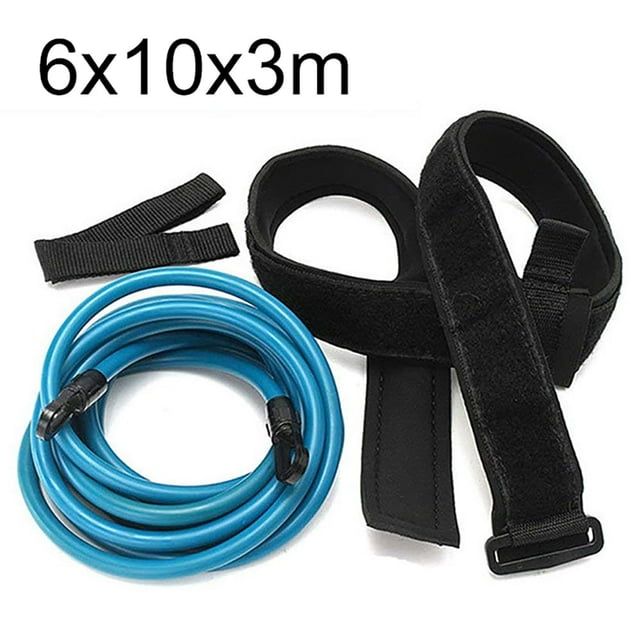 Bandes d'Entraînement Réglables Nage Cordes Élastiques Nage Bandes de Résistance Nage Sangle Fixe Harnais de Natation Statique Ceinture de Natation Bande de Piscine