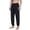 Black, variant on Casual Men's Loose Straight Slim Full Length Pants, Comfortable Outdoor Leisure Wear