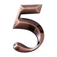thumbnail image 2 of Self-Adhesive Modern Metal House Numbers for Door Mailbox, 7cm Height ABS Plastic Address Sign, Easy Install for Outdoor or Indoor Street Identification, 2 of 3
