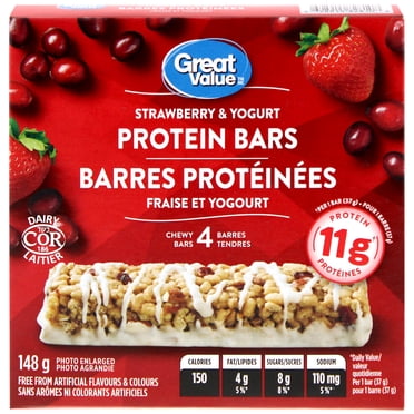 Great Value Strawberry and Yogurt Protein Bars