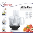 thumbnail image 5 of Preethi Chef Jar Food Processor Attachment, Stainless Steel Blades, Plastic Jar, Compatible with Mixer Grinders Except Preethi Steele, 5 of 5