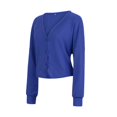 thumbnail image 4 of XZNGL Cardigan pour Femmes Chandail Mode Femmes Uni Col en V Boutons Décontracté Extensible Tricoté Cardigan Manteau, 4 of 9