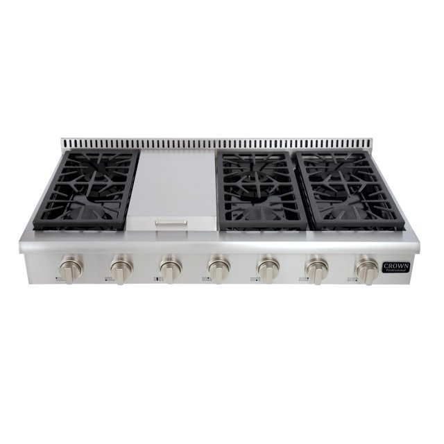 Crown 48 Pouces Professionnel 114000 BTU, Cuisinière à Gaz ART4801