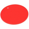 thumbnail image 1 of Table Placemat, Easy To  Lightweight Food-grade Silicone Material Convenient To Use Insulation Pad  For Microwave For Home For Family Red, 1 of 8