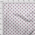 thumbnail image 3 of oneOone Georgette Viscose Purple Fabric Asian Ikat Craft Projects Decor Fabric Printed by The Yard 42 Inch Wide, 3 of 4