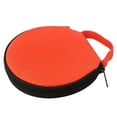 thumbnail image 3 of 20 CD / DVD Case Hard Plastic CD Pockets Storage Protective DVD Storage CD Bag for Travel Storage Pouch  Orange, 3 of 7