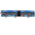 thumbnail image 3 of HILABEE 2pcs 1:64 Scale Die Cast Pull Back Bus Collectible Model Gifts Car Toy Home Blue Green, 3 of 9