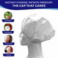 thumbnail image 4 of MedVance No Rinse Shampoo Cap | Rinse Free Shower Cap that Shampoos & Conditions | PH Balanced & Hypoallergenic Waterless Hair Wash | 3 Pack, 4 of 5