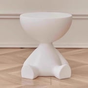 Aqestyerly Nightstand Coffee Table Sofa Side Table with Liftable Shelf Modern Bedside Storage Table for Bedroom Living Room HWRETIE