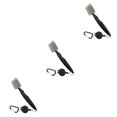 thumbnail image 1 of Ruiboury Golf Club Brush Portable Handheld Replacement Double-sided Ball Shoe Brushes Black with Lid 3Set, 1 of 6